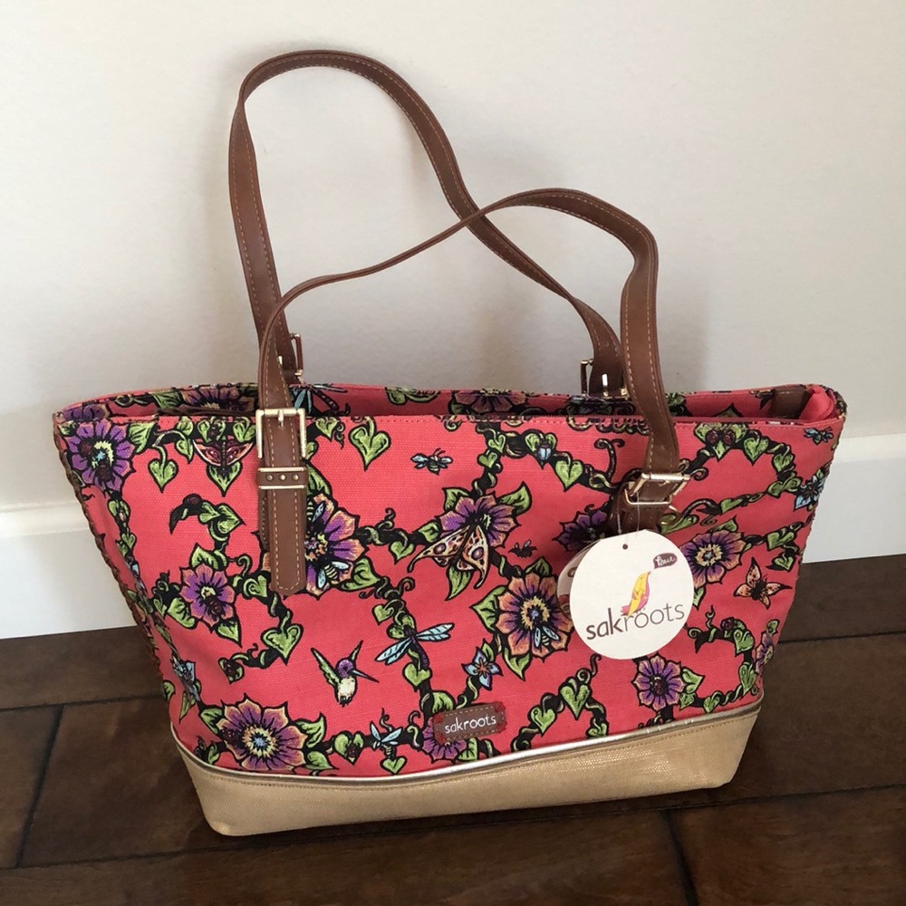 Sakroots artist circle true love tote bag